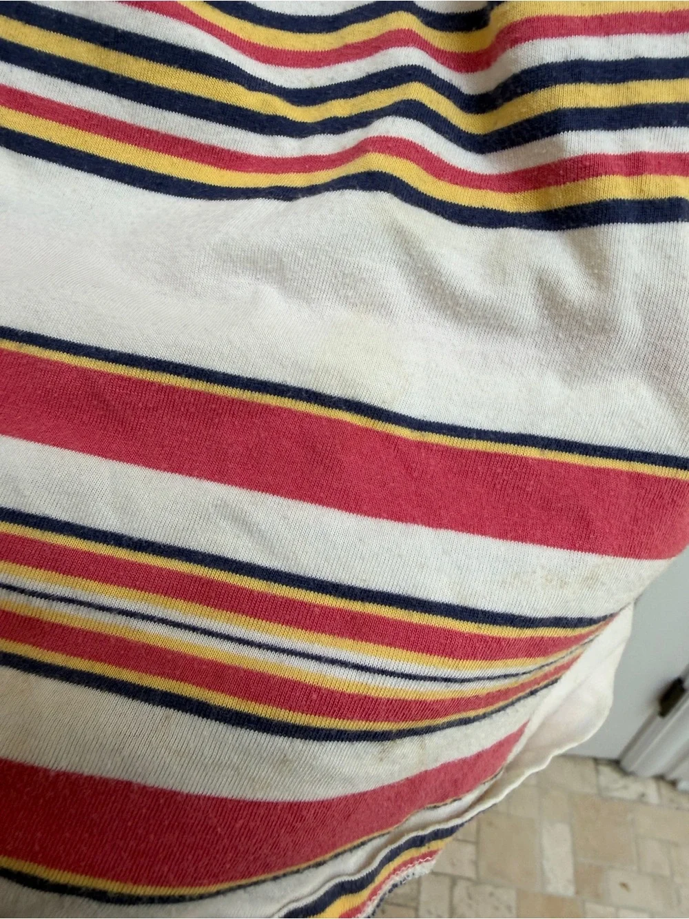 Ralph Lauren Girl 5 Cream Sundress Halter Sleevlees Dress Pink Multicolor Stripe